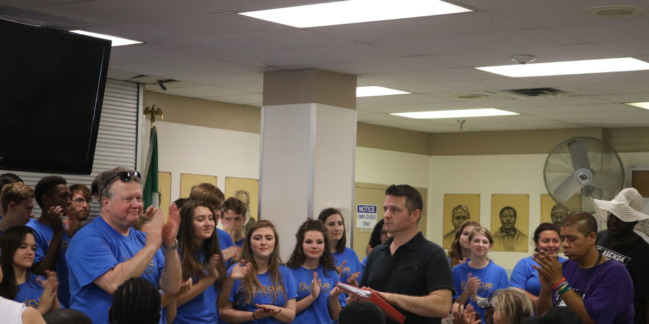 YouthCUE National Honor Choir Meets the Dallas Street Choir