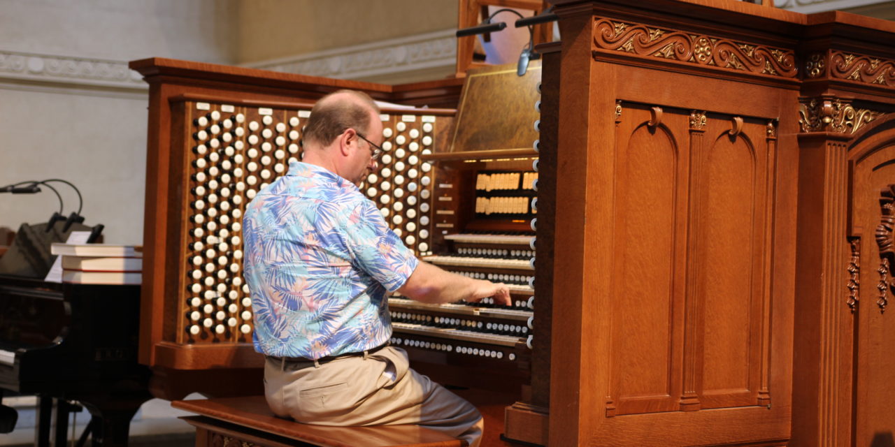 Naval Academy Chapel Organist Monte Maxwell Wows the DC Festival