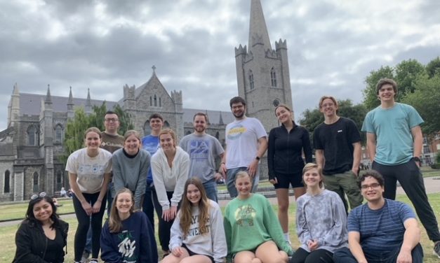 CUE Choral Ambassadors Arrive in Ireland