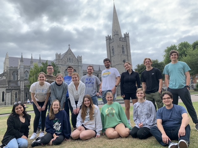 CUE Choral Ambassadors Arrive in Ireland