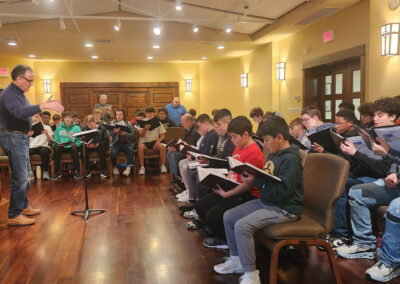 Todd Wilson conducting Tenor Bass Sectional